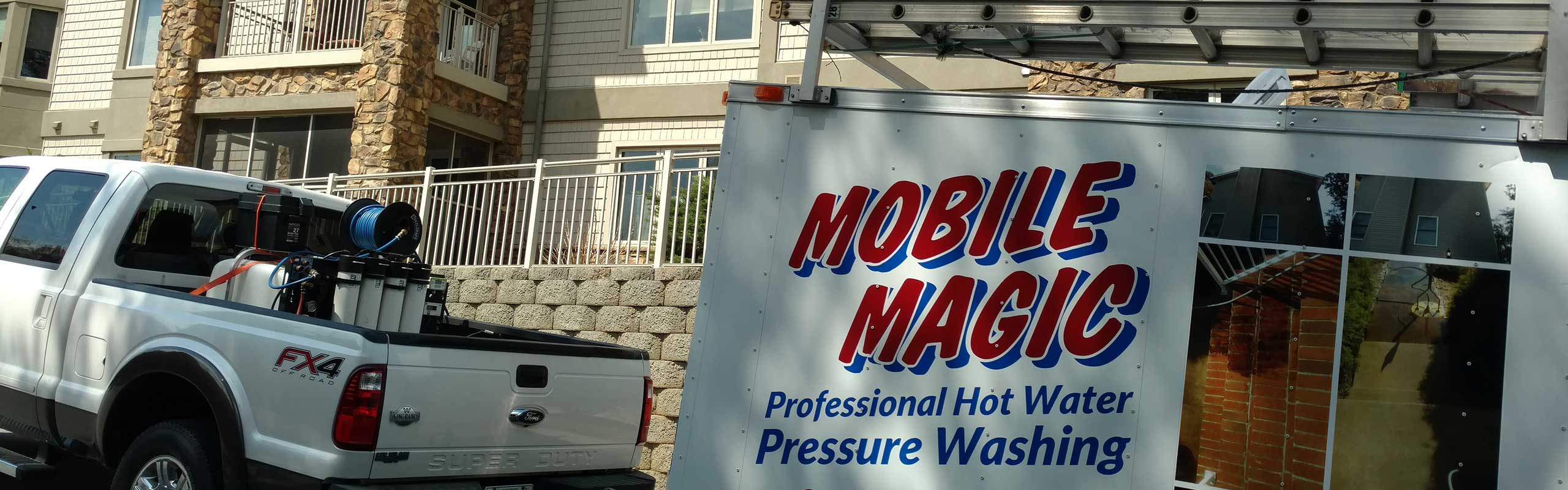 truck image truck Asheville Pressure Washing - Mobile Magic | Asheville NC Pressure Washing